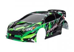 Traxxas TRX7427-GRN Body, Ford Fiesta ST Rally VXL, groen