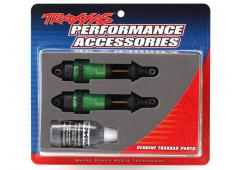 Traxxas TRX7461G Schokbrekers GTR lange, groen geanodiseerde, PTFE-gecoate lichamen met TiN-assen (v