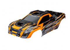 Traxxas TRX7812T Body, XRT, oranje (gelakt, stickers aangebracht) (gemonteerd met carrosseriesteunen