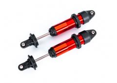 Traxxas TRX7861R Schokbrekers, GTX, medium (aluminium, rood geanodiseerd) (volledig gemonteerd zonde