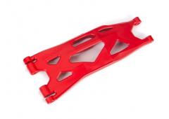 Traxxas TRX7894R Wide-X-Maxx draagarm linksonder rood (1) v/a