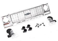 Traxxas TRX8134 Grille, Chevrolet Blazer (1979) / grillehouders (4) / koplampbehuizing (2) / lens (2