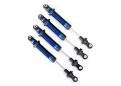 Traxxas TRX8160X Schokbrekers, GTS, aluminium (blauwgeanodiseerd) (gemonteerd zonder veren) (4) (voo