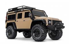 Traxxas TRX82256-4-SAND TRX-4 Traxxas Land Rover Defender Clipless Body Crawler Zand RTR