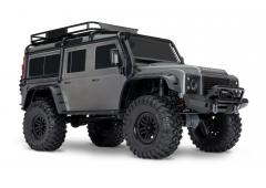 Traxxas TRX82256-4-SLVR TRX-4 Traxxas Land Rover Defender Clipless Body Crawler Zilver RTR