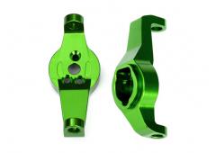 Traxxas TRX8232G Caster blokken, 6061-T6 aluminium (groen-geanodiseerd), links en rechts