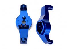 Traxxas TRX8232X Caster blokken, 6061-T6 aluminium (blauw-geanodiseerd), links en rechts