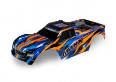 Traxxas TRX8918T Body, Maxx, oranje (gelakt, stickers aangebracht) (past op Maxx met verlengd chassi