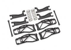 Traxxas TRX8995 wishbone set WideMaxx zwart wishbone, trekstangen + veer