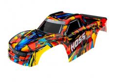 Traxxas TRX9011R Body Hoss 4X4 VXL Solar Flare incl. stickers & Body clips v/a TRAXXAS