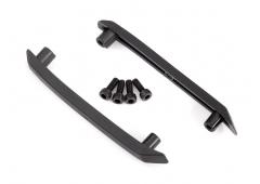 Traxxas TRX9017 Skidplate, dak (carrosserie) (zwart) (links en rechts) / 3x8 mm CS (4)