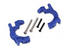 Traxxas TRX9032X Caster blokken (c-hubs), extreem zwaar, blauw (links & rechts)/ 3x32mm scharnierpe