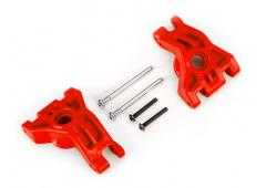 Traxxas TRX9050R Dragers, fusee, achter, extreem zwaar, rood (links & rechts)/ 3x41mm scharnierpenne