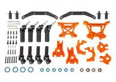 Traxxas TRX9080T Outer Driveline & Suspension Upgrade Kit, extreme heavy duty, oranje