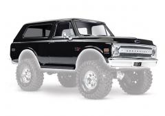 Traxxas TRX9112X Body, Chevrolet Blazer (1969), compleet (zwart) (inclusief grill, zijspiegels, deur