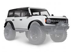 Traxxas TRX9211L Body, Ford Bronco (2021), compleet, Oxford White (gelakt) (inclusief grille, zijspi