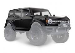 Traxxas TRX9211T Body, Ford Bronco (2021), compleet, Shadow Black (gelakt) (inclusief grille, zijspi