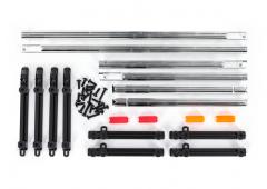 Traxxas TRX9231 Zijtrim, links en rechts (chroom)/ LED-lens/ 2,6x8 mm BCS (14)/ 2,6x10 mm BCS (6) (p