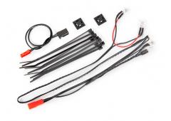 Traxxas TRX9385 LED-lichtharnas/ stroomharnas/ kabelbinders (9)/ bevestigingen (2) (past op 9333 of 