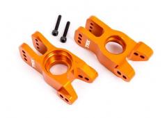 Traxxas TRX9552T Dragers, steekas, 6061-T6 aluminium (oranje geanodiseerd) (links en rechts