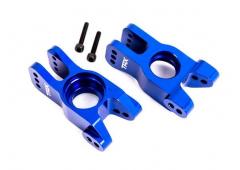 Traxxas TRX9552X Dragers, steekas, 6061-T6 aluminium (blauw geanodiseerd) (links en rechts