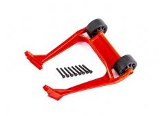 Traxxas TRX9576R Wheelie bar, rood (gemonteerd)