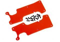 Traxxas TRX9634R Draagarm covers, rood, achter (links en rechts)/ 2.5x8 CCS (12)