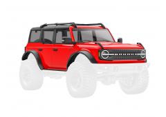 Traxxas TRX9711-RED Body, Ford Bronco, compleet, Rood (inclusief grille, zijspiegels, deurgrepen, wi