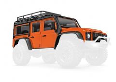 Traxxas TRX9712-ORNG Body, Land Rover Defender,trx4m, oranje (inclusief grille, zijspiegels, deurgre