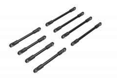 Traxxas TRX9749 Set ophangstangen, staal (inclusief 4x53 mm trekstangen voor (2), 4x46 mm bovenstang