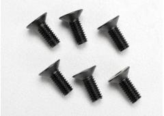 Traxxas TRX2535 Schroeven, 4x10mm verzonken (inbus) (6)