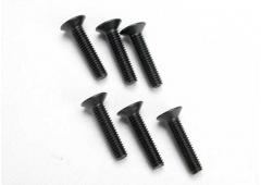 Traxxas TRX2547 Schroeven, 4x18mm verzonken (inbus) (6)