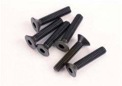 Traxxas TRX2553 Schroeven 3x15mm verzonken (6) (inbus)