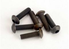 Traxxas TRX2577 Schroeven, 3x10mm bolle kop (inbus) (6)