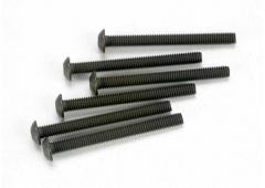 Traxxas TRX2582 Schroeven, 3x30mm bolle-kop (inbus) (6)