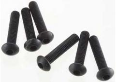 Traxxas TRX2589 Schroeven, 4x20mm bolle-kop (inbus) (6)