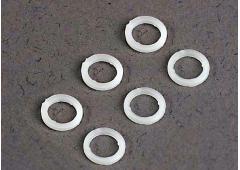 Traxxas TRX3685 Witte plastic ringen (5x8x1.0mm) (6)
