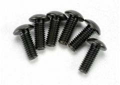 Traxxas TRX3937 Schroeven, 4x12mm button-head machine (inbus) (6)