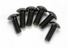 Traxxas TRX3937 Schroeven, 4x12mm button-head machine (inbus) (6)