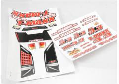 Traxxas TRX4920X Sticker vellen, T-Maxx 3.3