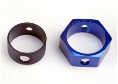 Traxxas TRX4966 Rem adapter, hex aluminium (blauw)