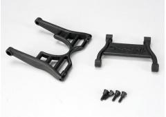 Traxxas TRX4974 Wheelie bar arm (1)/ connector (1)/ 3x12 SS (Inbus)