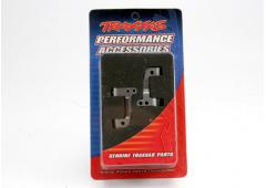 Traxxas TRX5536X Caster blokken, 25 graden, titanium geanodiseerd