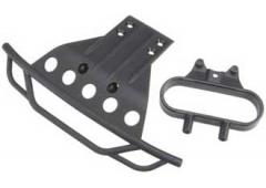 Traxxas TRX5835 Bumper, front / bumper montage, front (zwart)