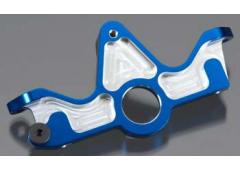 Traxxas TRX6860R Motor steun, aluminium (blauw-geanodiseerd)