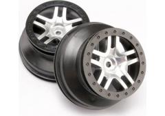 Traxxas TRX6872 Wielen, SCT Split-Spoke, gesatineerd chroom