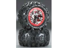 Traxxas TRX7272 Banden en velgen gemonteerd, gelijmd