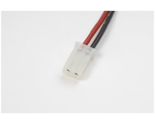 AMP stekker, Man., silicone kabel 16AWG, 10cm (1st)