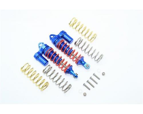 ALU FRONT ADJUSTABLE L-SHAPE PIGGY BACK SHOCKS 87MM -14PCS GPM TRX 1/10 RUSTLER 4X4 HOSS SLASH 4X4 O