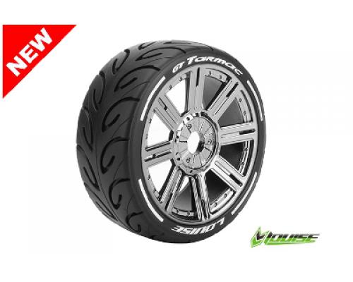 GT-TARMAC - MFT Technology - 1-8 Buggy Banden Set - Verlijmd op velg - Super Soft - Spaa